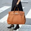 Designer handtassen 50 cm bakken zakken echt leer groot capaciteit zakelijke trip bagage heren en dames woon-werktas 50 grote reistas handtas wn-rp10