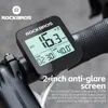 ROCKBROS GPS Speedometer Bike Computer MTB Road Bike Waterproof Automatic Digital Stopwatch Cycling Odometer Cycling Computer