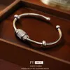 Zircon Geometry Bracelet with Cold and Elegant Style, Design Metal Sense, Fashion Personality, Versatile New Handicraft for Women