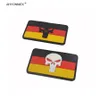 Ahyonniex 1PC PVC Material Germany Country Flag Patch Tactical Military3Dファブリックステッカージャケットジーンズバッグの衣類