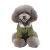 Cagoule en fourrure hivernale chaleureuse vêtements de chien petit chiens vêtements chiot tenue veste à la vent