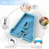 DIY Capital Letter Moule de silicone Epoxy Resin 3D Moule alphabet pour la fête d'anniversaire Couple Couple de mariage Décoration Home Decoration