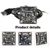 8MP 3264X2448 CMOS IMX179 CCTV USB2.0 Camera Module UVC OTG Plug Play 100 graders autofokuslinser USB Webcam för ATM/Självbetjäning