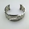 20 mm Nuovo solido puro solido puro 316L Curved Acciaio inossidabile in acciaio inossidabile Braccialetti di orologi finiti a spazzolato lucido per Solex Watch202G