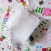 Whole 1000 Pcs lot White Organza Drawstring Pouches 5x7 7x9 9x12 10x15cm Jewelry Gift Bags Wedding Packaging Bags&Pouches T200258G