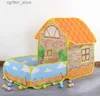 Tor de brinquedo Tendas Uma barraca para crianças Piscina de túnel de barraca casa Pop -up Game Baby Kids Playhouse Indoor Play House Tents Garden House do lado de fora do brinquedo L410