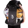 Bolsa de malha Sacos de armazenamento de estoque de cordão ajustável Pacote esportivo de esporte à prova d'água Ginásco de bolso de bolso de futebol de futebol 240407