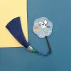 DIY haftowane zakładki pakiet materiału haftowy Zestaw rozruszny z kwiatami wzór rośliny Kolor nici