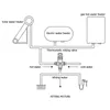 ULGKSD Thermostatic Brass Cartridge G1/2=DN15 Mixer Valve Hot Cold Water Temperature Control Mixing Bathroom Accessories