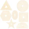 Diverses formes géométriques Métroises de coupe en métal Pochoirs pour le bricolage de scrapbooking / photo album décoratif Card papier bricolage décoratif