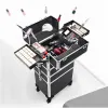 Pull Lever Toolbox Abnehmbare Multi -Layer -Make -up -Box Large Kapazität Nagel Tattoo Storage Universal Wheel Toolbox