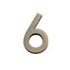 1pcs 8 cm 3d cifre Numero di casa adesivi albergatore Numero porta Abs ABS ABS