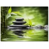 Bamboo Stone Zen Plant Carpets For Bed Room Modern Home Floor Grand tapis Home Entrance Dormat