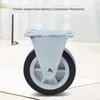 Hochleistungs-Caster Wheel Schwarz PU Richtungs- / universelles 360-Grad-rotierende Radrauschen-freie Möbel Trolley-Zubehör