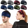 Multicolor Unisex Sport Sweat Pannband Cykel Yoga Gym Running Cykling Sweatband Stretch Hair Bands Cycling Running Accessories