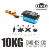 10 kg OMG D2-10 Servo digitale Servo in metallo corto Servo digitale a basso profilo per le parti sportive per auto sportive per auto sport rc drift