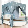 Summer Home Bedroom Startain Zone Zone Stand Care Close 1.5 M Bed Mosquito Net Net Cover Cover Cover All-In-One Bed Decor