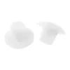 100 pcs Vente chaude décor de meubles de maison 5 mm de trous en plastique blanc de forage de forage de couverture d'image