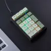 Tangentbord ergonomiska mini digitala redovisnings tangentbord bärbara datornummer pad USB trådbunden numpad m76a