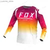 Fietsende shirts tops bat downhill jersey camiseta motorcross t-shirt enduro jersey fiets off-road fietskleding maillot ciclismo hombre y240410