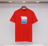 크기 S-2XL TSHIRT MENS 여성 디자이너 T 셔츠 짧은 슬리브 여름 패션 브랜드 편지 고품질 디자이너 티셔츠 고품질 고품질