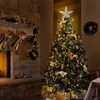 24/18cm光る星の木のトッパーの装飾LEDオーナメントクリスマスツリースタートッパーデコレーションバッテリーボックス付きのおとぎ話