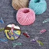 20pcs Clip patchwork multicolore in plastica per clip di legame trapuntanti morsetti per tessuto fai-da-te Accessori per cucire artigianato