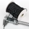 2mm Black White Waxed Cord 10 Meters/Lot Waxed Thread Cord String Strap Necklace Rope For Jewelry Making