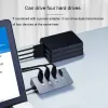 Hubs 4 Porte USB 3.0 ESPANDER USB alimentato HUB con splitter di trasferimento di dati on/off