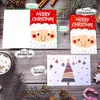 بطاقات عيد الميلاد العام الجديد بطاقات تحية عيد الميلاد مع الأظرف فارغة داخل 6x4 شكرا لك بطاقة