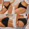 Women's Panties Women Sexy Cotton Solid Color Underwear Simple Style Briefs Low Waist Breathable Female Soft Intimates Lingerie