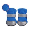 4pcs / set Réflexion Chaussure chiot d'hiver Chihuahua pour petites races Boots de chien Plume Chaussures Buty DLA PSA Protecteur de patte imperméable