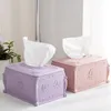 MeyJig Plastic Tissue Box Cover Napkin Storage Box Living Room Organizer Car Paper Holder Napkin Container