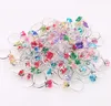 Band Rings Colorf Little Flower Ring Adjustable Size 100Pcs/Lot Fresh Band Rings Jewelry Diy New R3088/98 Drop Delivery Jewelry Ring Dhhpl