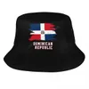 Hink hattar Dominikanska republiken flagga coola fans solskugga utomhus sommarfiskare kepsar fiske hat240410