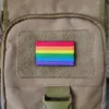Liberwood Rainbow Flag haftowana łatka Pride Gay LGBT Taktyczna aplikacja do ubrania Hat Wojskowy emblemat z hakiem i pętlą