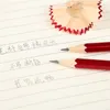 10pcs crayon en bois rouge avec crayon standard Eraser HB Écriture d'étudiant dessin sketch crayon de papeterie de bureau