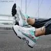 Łyżki rolki 2023 Nowe deformowanie roller łyżwy 4 koła dziecięce młodzież deformacja buty moda Parkour Sneakers dzieci