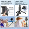 Gimbals Desktop Gimbal Stabilizer con treppiede Selfie Stick Modalità di tracciamento intelligente con telecomando per lo smartphone del telefono cellulare iPhone