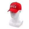 Вышивка Trump Fans Hats Black Red Ultra Maga Baseball Cap для мужчин и женщин Новый 0410