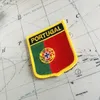 Португалия Portuguesa National Flag Pacles Patches Shield и квадратный штифт форма один на рюкзак с привязкой к ткани