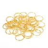 200pcs O-ring klamry 5/6/8/10/12 mm DIY biżuteria Making Naszyjnik Bransoletka Kolarka Torebka okrągłe podwójne pierścienie Akcesoria sprzętowe