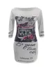 LW Plus size Abito estivo farfalla Lettere Fruit Stampa Summer Casual Streetwear Streetwear Chic One Spall Dress Outfits 240410