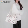 Femmes Cherry Pattern Sac Tote Multipgched Sac à main imprimé Sangle ajusté Soldage polyvalent quotidien pour la femme 240410