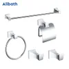 Free shipping,solid brass Bathroom Accessories Set, Chrome Robe hook,Paper Holder,Towel Bar,Towel Rack bathroom Hardware set.