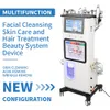 أحدث 13 IN1 متعدد الوظائف Hydra Hyperbaric Oxygen Jet Peel Oxygen Facial Machine for Salon Face Cleansing Head Head Removal