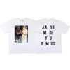 Designer Luxus KANYES Klassisches Luxus klassischer Hip Hop Rap Modemarke T-Shirt Herren- und Frauen Sommerkomfort Baumwolle Kurzärmele