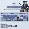 Tillbehör 128 Keys Genshin Impact KeyCaps Originalprofil PBT DyeSublimation Mechanical Keyboards KeyCap Hutao Anime KeyCaps MX Switches