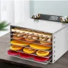 Déshydrateurs A01 Machine de fruits secs 6layer Sèchement alimentaire automatique, fruits, légumes, animal de compagnie, séchoir de nourriture à la viande, petite maison