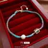 Real Gold plaqué zircon Eau douce Pearl Nouveau bracelet polyvalent de style chinois Fashion Bijoux de main haut de gamme China-Chic China-Chic